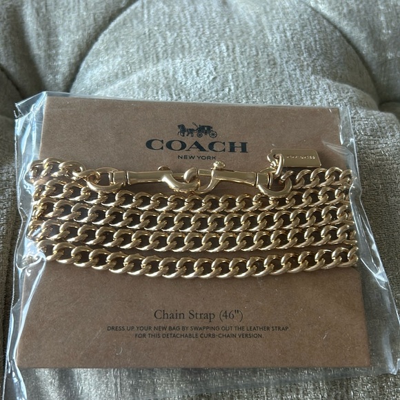 Coach Accessories - New W tags Coach chain Strap ( 46 ) inches